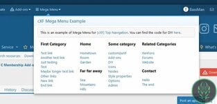 Tn megamenu example