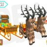 Reindeer Sleigh Mount - MythicMob