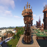 Steampunk skyscraper Model 5