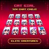 32x, 16x, Minecraft, Discord &amp; Streamer Cat Girl Emojis